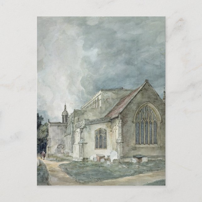 John Constable | East Bergholt Church, c.1805-11 Postcard (Front)
