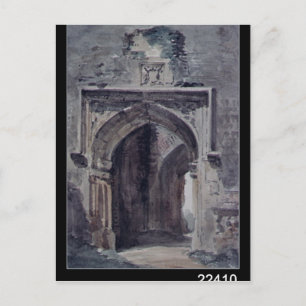 John Constable   East Bergholt Church Postcard