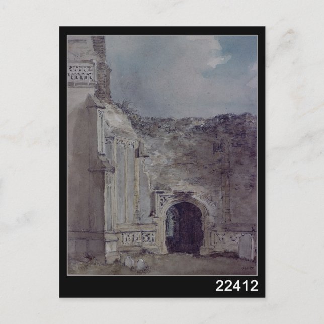 John Constable | East Bergholt Church Postcard (Front)