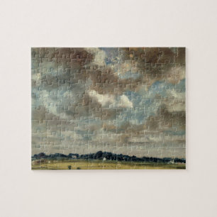 John Constable Extensive Landscape with Grey Clo Jigsaw Puzzle