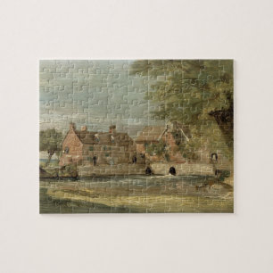 John Constable   Flatford Mill (oil on panel) Jigsaw Puzzle