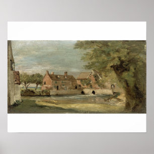 John Constable Flatford Mill (oil on panel) Poster