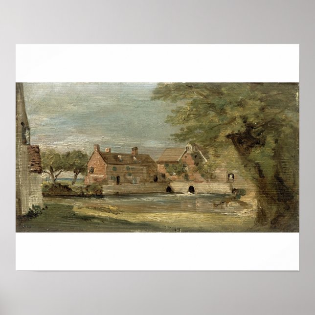 John Constable | Flatford Mill (oil on panel) Poster (Front)