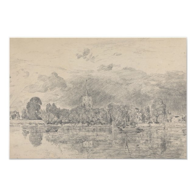 John Constable - Fulham Church Photo Print (Front)