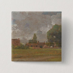 John Constable   Golding Constable's House, East B 15 Cm Square Badge