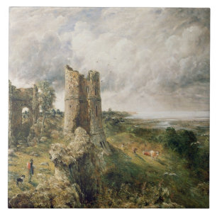 John Constable Hadleigh Castle, 1829 (oil on can Tile
