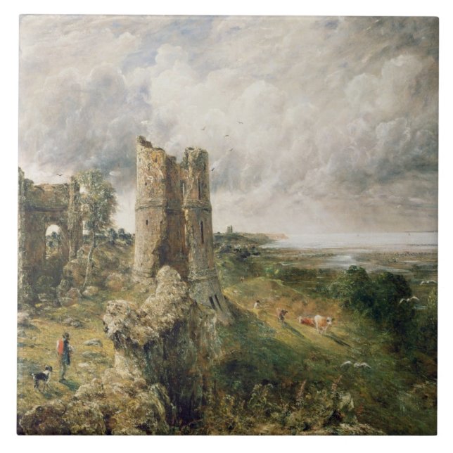 John Constable | Hadleigh Castle, 1829 (oil on can Tile (Front)