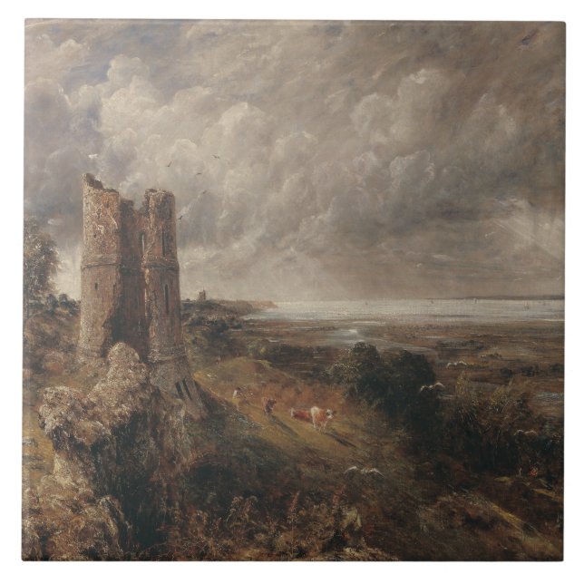 John Constable - Hadleigh Castle Tile (Front)