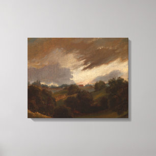 John Constable - Hampstead, Stormy Sky Canvas Print