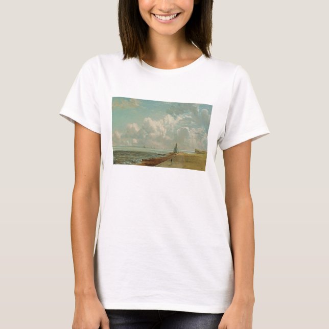 John Constable | Harwich, The Low Lighthouse and B T-Shirt (Front)