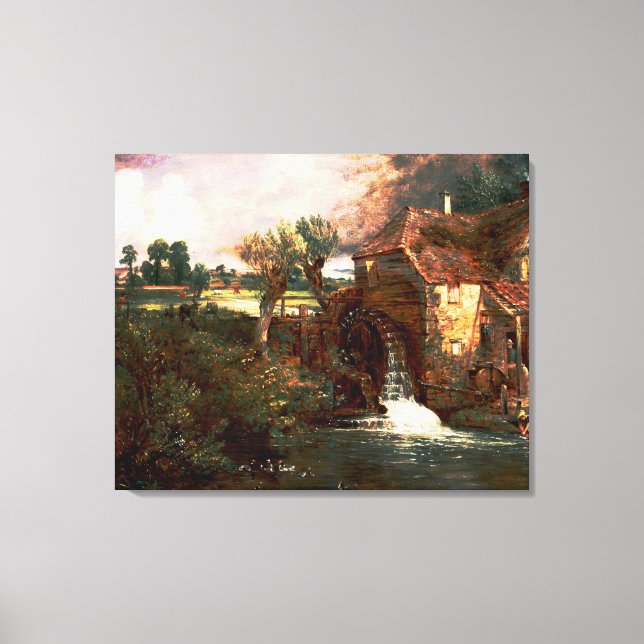 John Constable - Parham Mill (Modified) Canvas Print (Front)