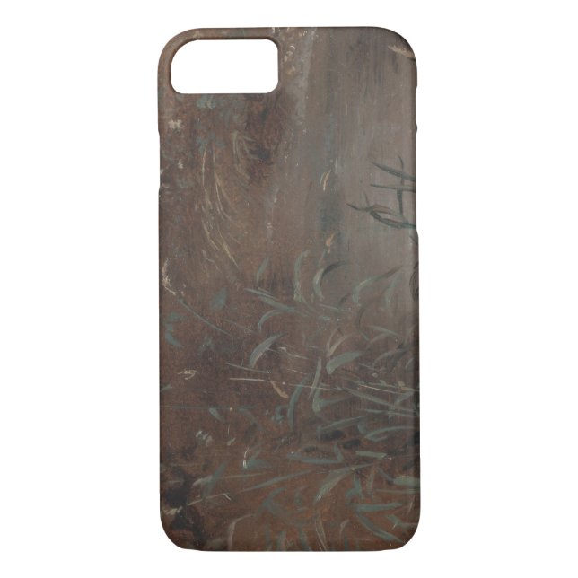 John Constable - Rushes by a Pool Case-Mate iPhone Case (Back)