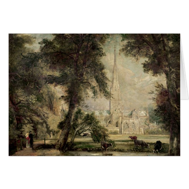 John Constable | Salisbury Cathedral from the Bish (Front Horizontal)