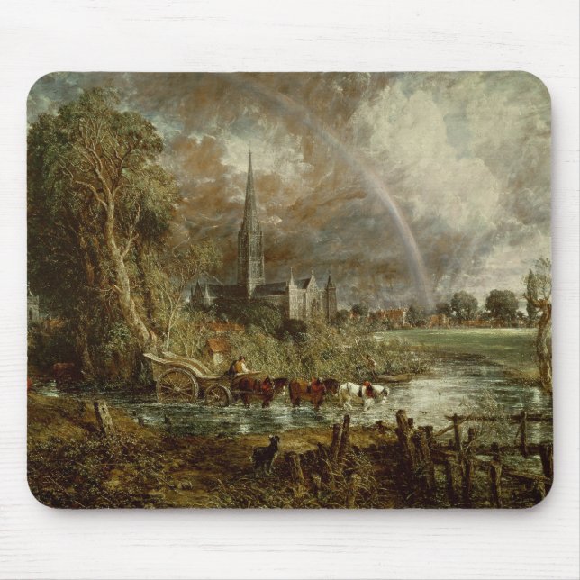 John Constable | Salisbury Cathedral From the Mead Mouse Mat (Front)