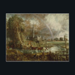 John Constable | Salisbury Cathedral From the Mead Postcard<br><div class="desc">Salisbury Cathedral From the Meadows,  1831 | by John Constable | Art Location: Private Collection | English Artist | Image Collection Number: BAL1560</div>