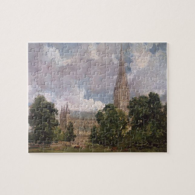 John Constable | Salisbury Cathedral from the sout Jigsaw Puzzle (Horizontal)