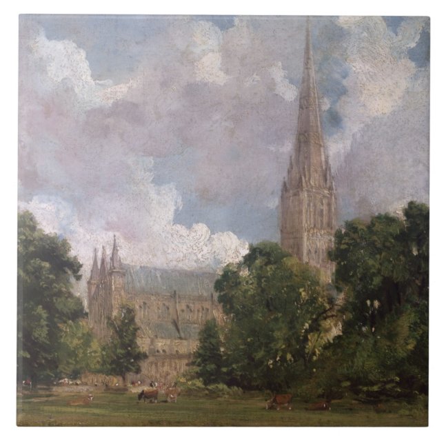 John Constable | Salisbury Cathedral from the sout Tile (Front)