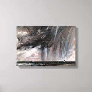 John Constable - Seascape Study with Rain Cloud Canvas Print
