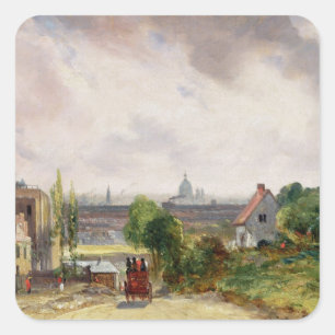 John Constable   Sir Richard Steele's Cottage, Ham Square Sticker