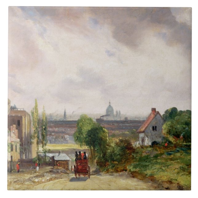 John Constable | Sir Richard Steele's Cottage, Ham Tile (Front)