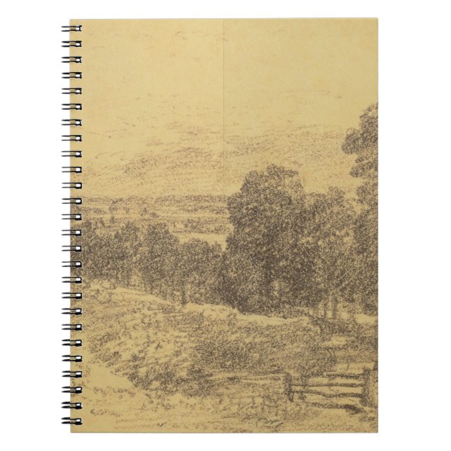 John Constable | Sketch for the Painting Entrance  Notebook (Front)
