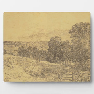 John Constable Sketch for the Painting Entrance Plaque