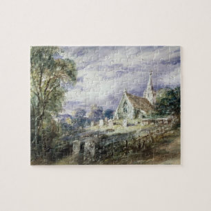 John Constable   Stoke Poges Church Jigsaw Puzzle