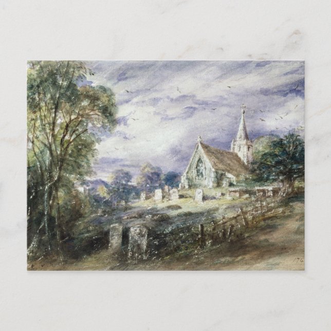 John Constable | Stoke Poges Church Postcard (Front)