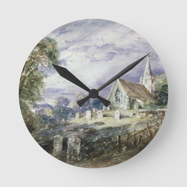 John Constable | Stoke Poges Church Round Clock (Front)