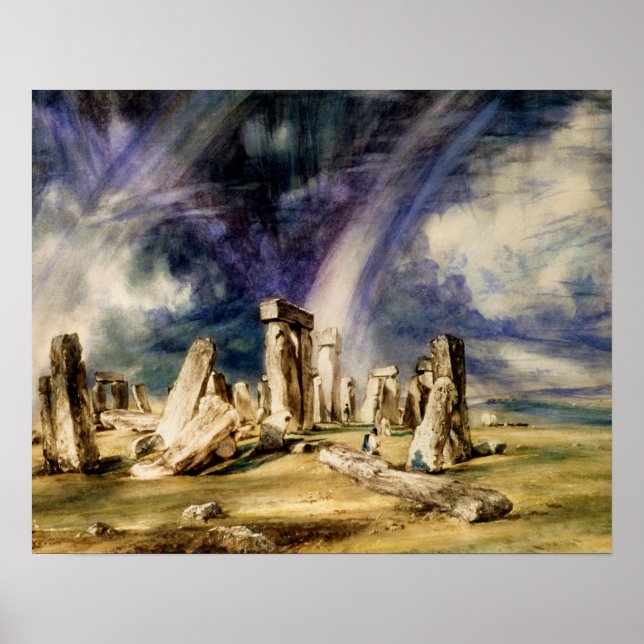 John Constable - Stonehenge Poster (Front)