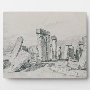 John Constable Stonehenge, Wiltshire, 1820 (draw Plaque