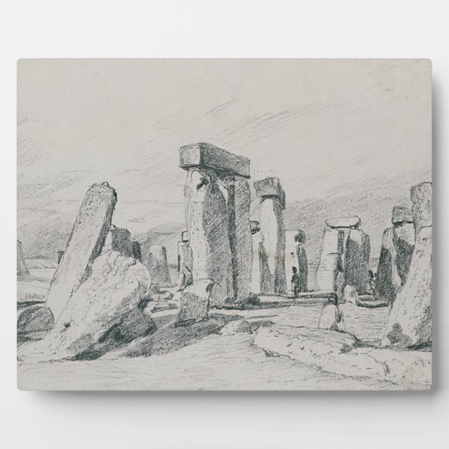 John Constable | Stonehenge, Wiltshire, 1820 (draw Plaque (Front)