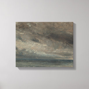John Constable - Stormy Sea, Brighton Canvas Print
