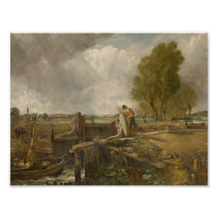 John Constable - Study of a Boat Passing a Lock Photo Print