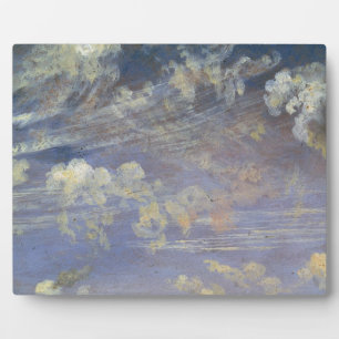 John Constable Study of Cirrus Clouds Plaque