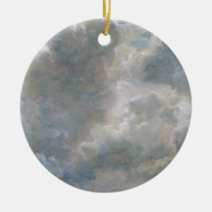 John Constable Study of Cumulus Clouds, 1822 (oi Ceramic Tree Decoration
