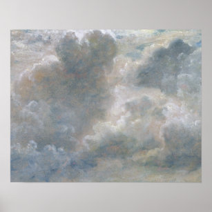 John Constable   Study of Cumulus Clouds, 1822 (oi Poster