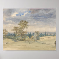 John Constable - Suffolk Landscape