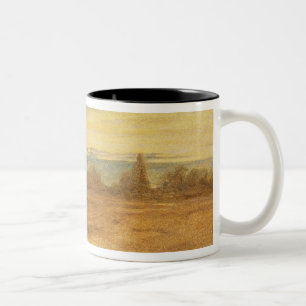 John Constable Summer - Evening Landscape (oil o Two-Tone Coffee Mug
