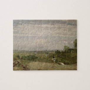 John Constable   Summer Morning: Dedham from Langh Jigsaw Puzzle