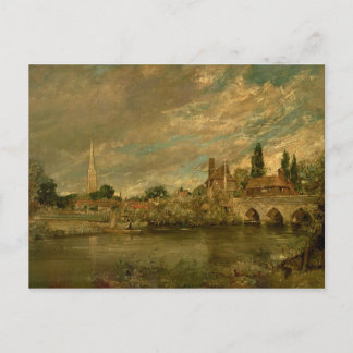 John Constable | The Bridge of Harnham and Salisbu Postcard