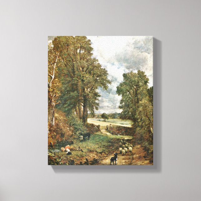 John Constable - The Cornfield Canvas Print (Front)