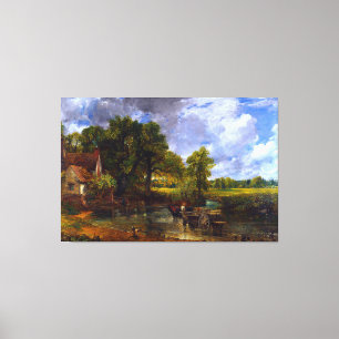 JOHN CONSTABLE - The Hay Wain - 1821 - Romanticism Canvas Print
