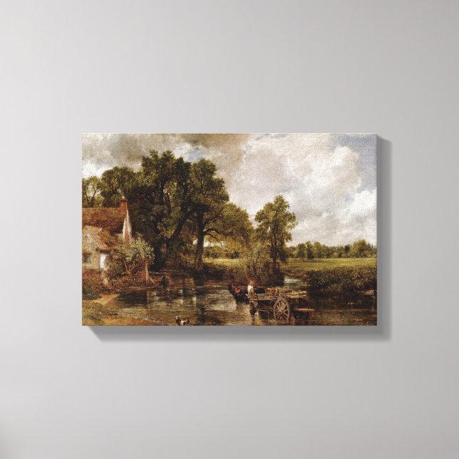 John Constable - The Hay Wain Canvas Print (Front)
