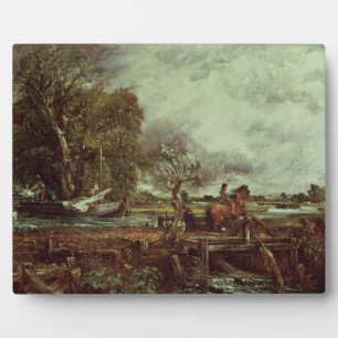 John Constable The Leaping Horse, c.1825 (oil on Plaque