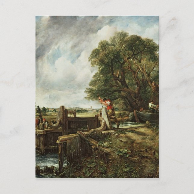 John Constable | The Lock, 1824 Postcard (Front)