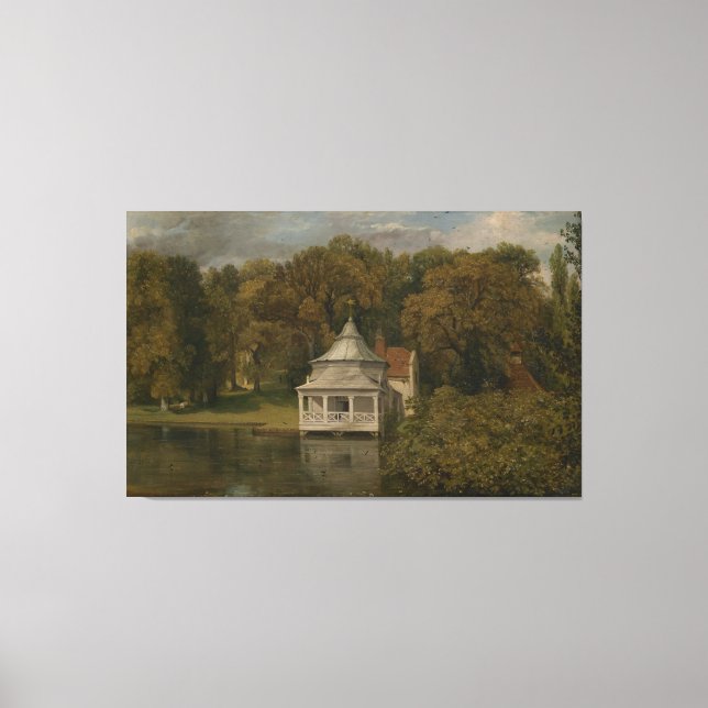 John Constable The Quarters behind Alresford Hall Canvas Print (Front)