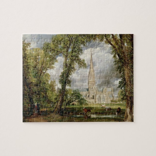 John Constable | View of Salisbury Cathedral from  Jigsaw Puzzle (Horizontal)