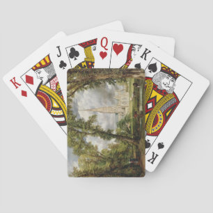 John Constable   View of Salisbury Cathedral from  Playing Cards