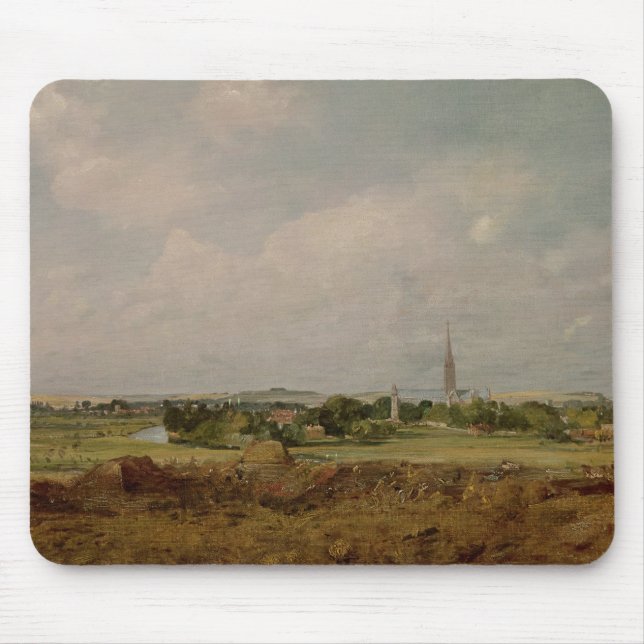 John Constable | View of Salisbury Mouse Mat (Front)